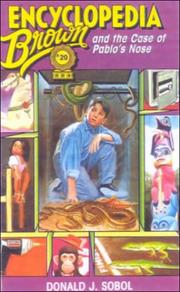Encyclopedia Brown and the Case of Pablo's Nose 표지