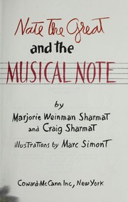 Nate the Great and the Musical Note 표지