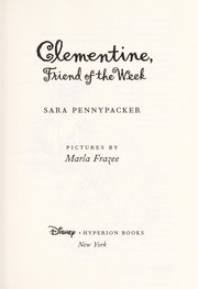 Clementine, Friend of the Week 표지