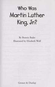 Who Was Martin Luther King, Jr.? 표지